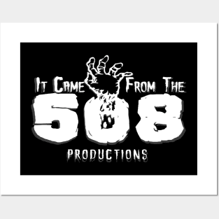 It Came From The 508 Logo (Black & White) Posters and Art